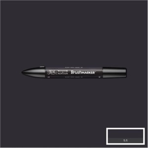 Winsor & Newton Brushmarker Black 