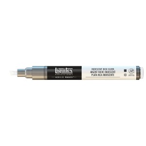 Marker Akrylowy Liquitex Fine Iridescent Rich Silver