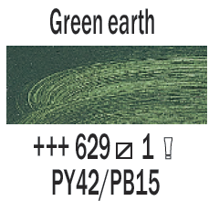 Profesjonalna Farba Olejna Rembrandt 40ml Green Earth