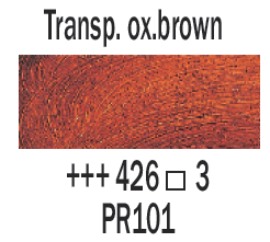 Profesjonalna Farba Olejna Rembrandt 40ml Transparent Oxide Brown