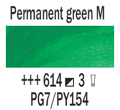 Profesjonalna Farba Olejna Rembrandt 40ml Permanent Green Medium 