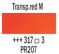 Profesjonalna Farba Olejna Rembrandt 40ml Transparent Red Medium