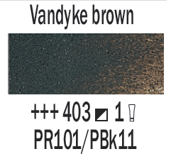 Profesjonalna Farba Olejna Rembrandt 40ml Vandyke Brown