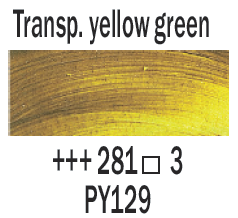 Profesjonalna Farba Olejna Rembrandt 40ml Transparent Yellow Green