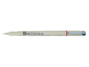 Cienkopis Techniczny Sakura Pigma Micron 03 Czerwony 