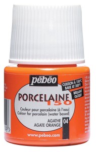 Farba Pebeo Porcelaine 150 Agate Orange