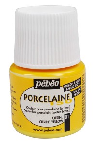 Farba Pebeo Porcelaine 150 Citrine Yellow