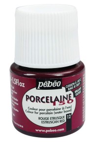Farba Pebeo Porcelaine 150 Etruscan Red