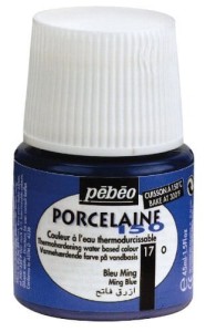 Farba Pebeo Porcelaine 150 Ming Blue