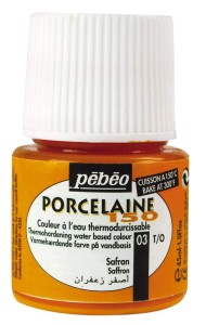 Farba Pebeo Porcelaine 150 Saffron Orange