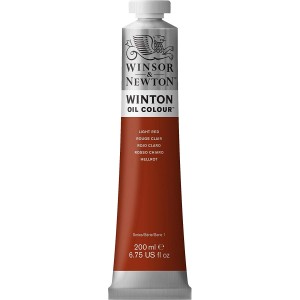 Studyjna Farba Olejna Winton 200ml Light Red