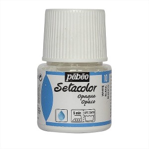 Farba do Tkanin Pebeo Setacolor Opaque White