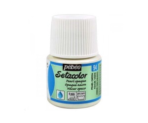 Farba do Tkanin Pebeo Setacolor Opaque Pearl Green