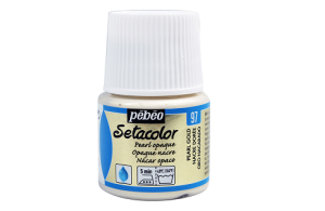 Farba do Tkanin Pebeo Setacolor Opaque Pearl Gold