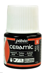 Farba Pebeo Ceramic Black