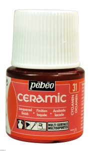 Farba Pebeo Ceramic Cyclamen