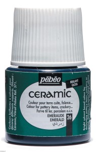 Farba Pebeo Ceramic Emerald