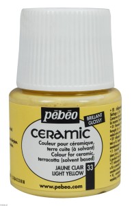 Farba Pebeo Ceramic Light Yellow