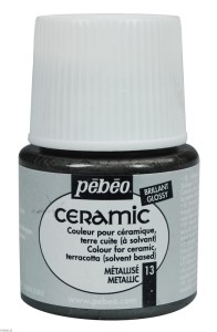 Farba Pebeo Ceramic Metallic