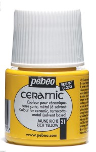 Farba Pebeo Ceramic Rich Yellow