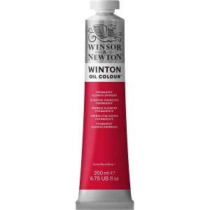 Studyjna Farba Olejna Winton 200ml Permanent Alizarin Crimson