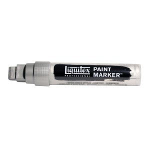 Marker Akrylowy Liquitex Wide Iridescent Rich Silver 