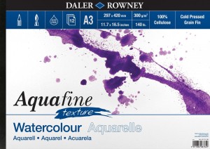 Daler-Rowney Aquafine Texture A3 Papier do Akwareli Tekstura