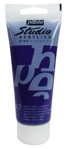 Farba Akrylowa Pebeo Dark Cobalt Violet Hue