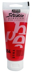 Farba Akrylowa Pebeo Iridescent Red Blue 