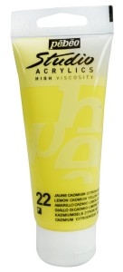 Farba Akrylowa Pebeo Lemon Cadmium Yellow Hue