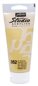 Farba Akrylowa Pebeo Iridescent Gold