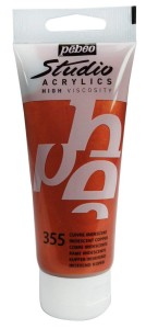 Farba Akrylowa Pebeo Iridescent Copper