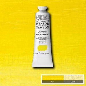 Farba Artists' Oil Colour Winsor & Newton Winsor Lemon