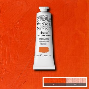 Farba Artists' Oil Colour Winsor & Newton Winsor Orange