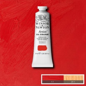 Farba Artists' Oil Colour Winsor & Newton Cadmium Red