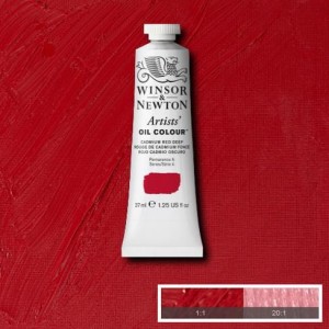 Farba Artists' Oil Colour Winsor & Newton Cadmium Red Deep
