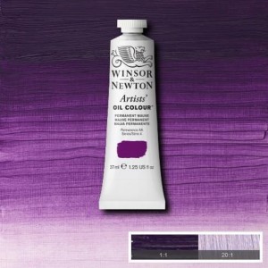 Farba Artists' Oil Colour Winsor & Newton Permanent Mauve