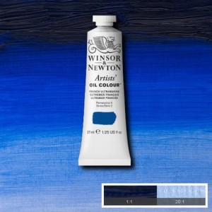 Farba Artists' Oil Colour Winsor & Newton French Ultramarine
