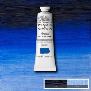 Farba Artists' Oil Colour Winsor & Newton Ultramarine (Green Shade)