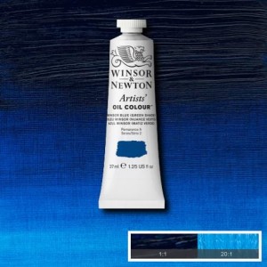 Farba Artists' Oil Colour Winsor & Newton Winsor Blue (Green Shade)