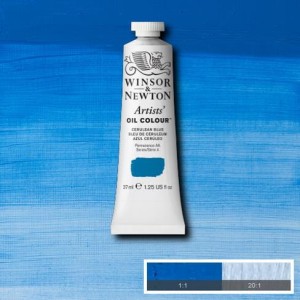 Farba Artists' Oil Colour Winsor & Newton Cerulean Blue