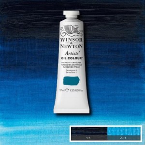 Farba Artists' Oil Colour Winsor & Newton Phthalo Turquoise