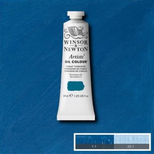 Farba Artists' Oil Colour Winsor & Newton Cobalt Turquoise