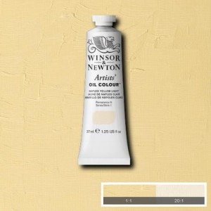 Farba Artists' Oil Colour Winsor & Newton Naples Yellow Light