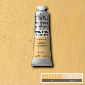 Farba Artists' Oil Colour Winsor & Newton Naples Yellow