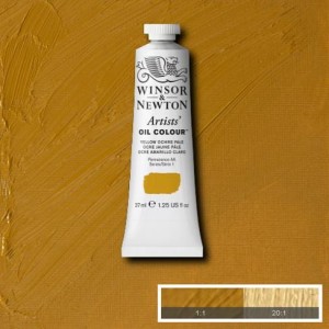 Farba Artists' Oil Colour Winsor & Newton Yellow Ochre Pale