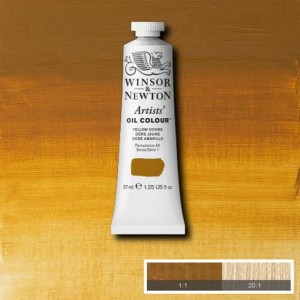 Farba Artists' Oil Colour Winsor & Newton Yellow Ochre