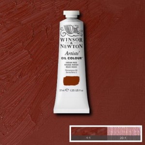 Farba Artists' Oil Colour Winsor & Newton Indian Red