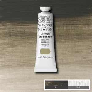 Farba Artists' Oil Colour Winsor & Newton Davy's Gray