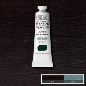 Farba Artists' Oil Colour Winsor & Newton Perylene Black